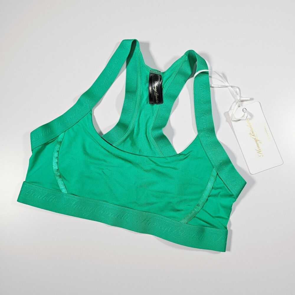 Honey Birdette Essentials Mint Green Racer Back Bralette Size S